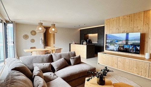 Appart'hôtel Luxe, 2 chambres, bain à remous, côté montagne