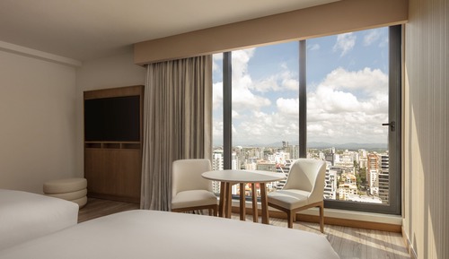 Chambre Deluxe, 2 grands lits, non-fumeurs, vue ville