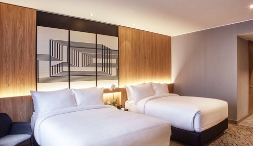 Chambre Supérieure, 2 lits doubles (Accessible)