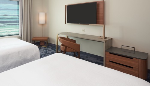 Chambre Standard, 2 grands lits (Mobility Accessible, Roll-In Shower)