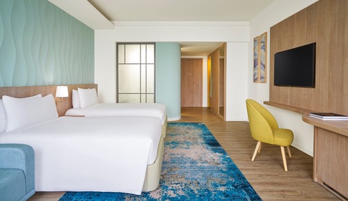 Chambre Standard, 2 lits une place, fumeurs (Cabana Forest View)