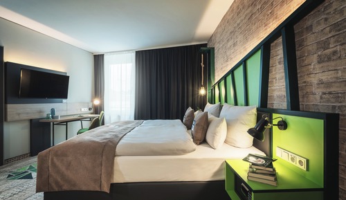 Chambre Premium, 1 grand lit et 1 canapé-lit