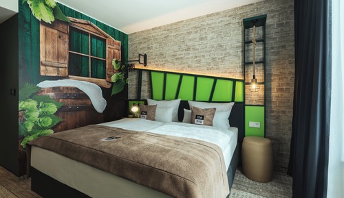 Chambre Premium, 1 grand lit, vue fleuve