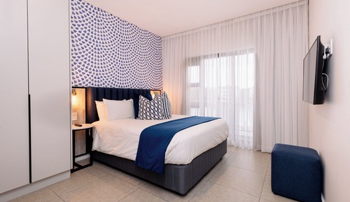 Chambre Exclusive, 1 grand lit, non-fumeurs, vue lagon