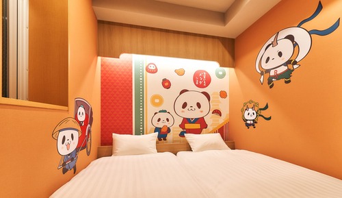 Chambre avec lits jumeaux, non-fumeurs (Okaimono-Panda/ A)