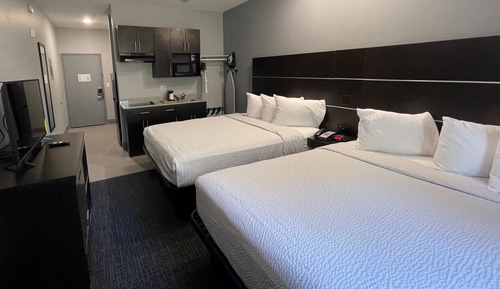 Chambre, 2 grands lits, non-fumeurs (Kitchenette)