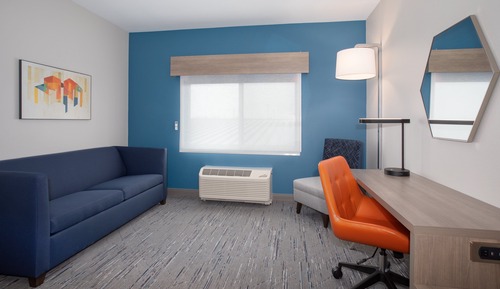 Suite, 1 très grand lit, accessible aux personnes à mobilité réduite (Comms, Mobil, Roll-In Shower)