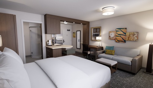 Suite Studio, 1 très grand lit, cuisine (Mobility, Accessible Tub)