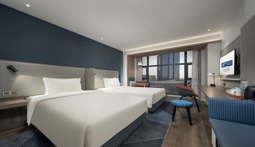 Chambre Standard, 2 lits une place, vue ville