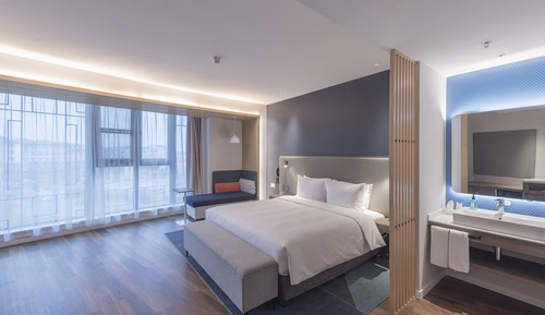 Chambre Standard, 1 très grand lit, vue montagne (Extra Space)