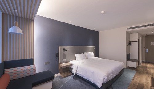 Chambre Standard, 1 très grand lit, vue montagne
