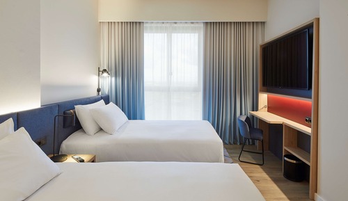 Chambre avec lits jumeaux, 2 lits une place