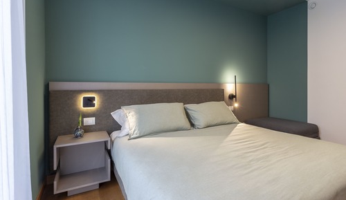 Chambre Double, salle de bains commune