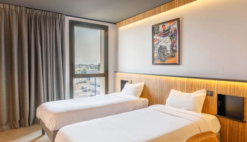 Chambre avec lits jumeaux