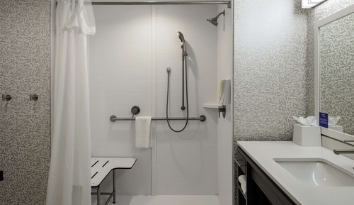 Studio, 1 très grand lit, accessible aux personnes à mobilité réduite, non-fumeurs (Roll-In Shower)