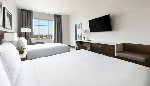 Chambre, 2 grands lits
