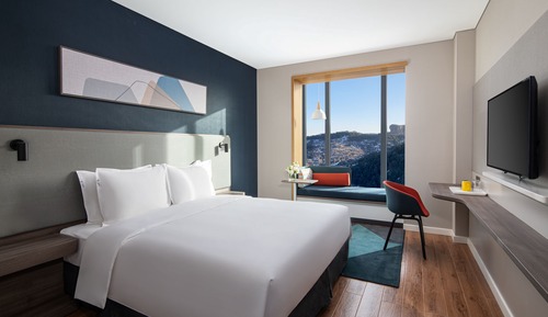 Chambre Standard, 1 grand lit, vue montagne (YuanBao Mountain View)