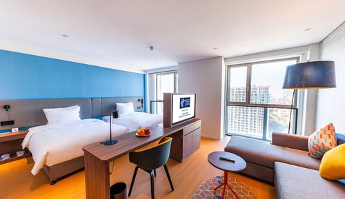 Suite, 2 lits une place (Additional Living Area)