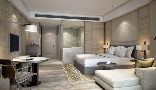 Chambre, 1 très grand lit, non-fumeurs