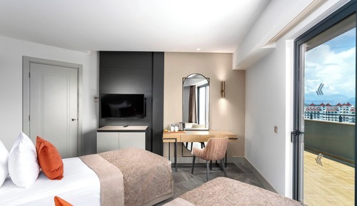 Chambre Familiale, 2 chambres, vue mer