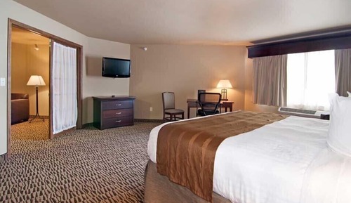 Chambre Standard, 1 très grand lit, plusieurs vues (1 King Bed 2 Room Suite Non Smoking)