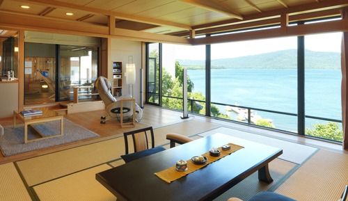 Suite Deluxe, vue lac (UMI no ZA, private hot spring)