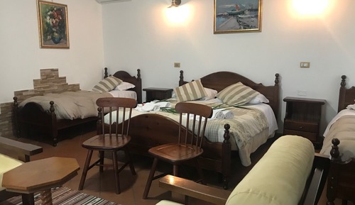 Chambre Quadruple Familiale, vue parc