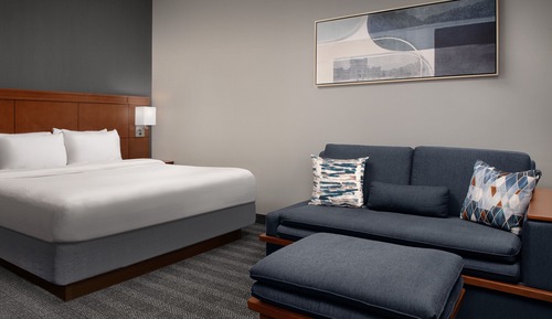 Chambre, 1 très grand lit et 1 canapé-lit (Mobility/Hearing Accessible, Tub)
