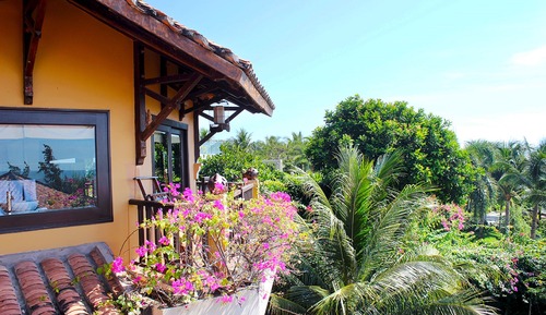 Bungalow, vue océan