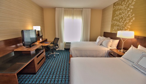 Chambre, 2 grands lits (Mobility/Hearing Accessible, Tub)