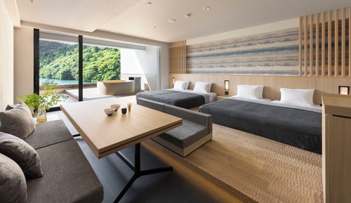 Chambre, non-fumeurs (SUISYOKU, with Semi Open-Air Bath)