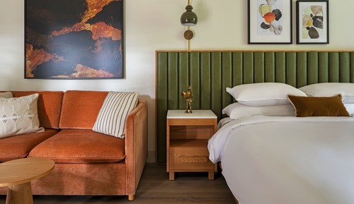 Chambre Standard, 1 très grand lit et 1 canapé-lit, non-fumeurs