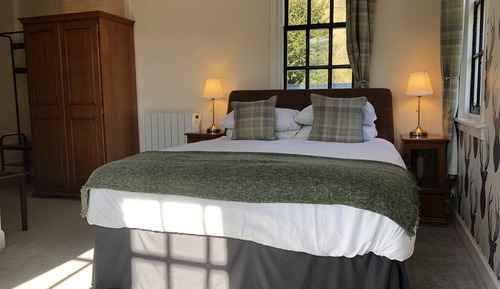 Chambre Double Deluxe, salle de bains attenante, vue montagne (Green Room)