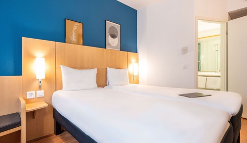 Chambre avec lits jumeaux, 2 lits une place