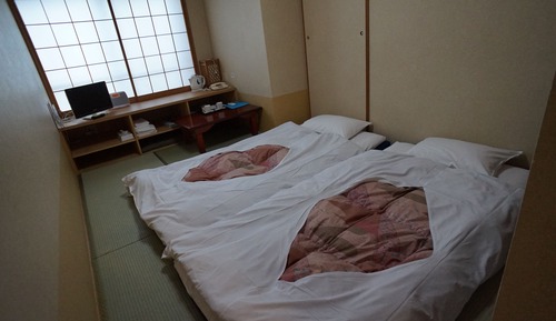 Chambre Standard avec lits jumeaux, futon japonais