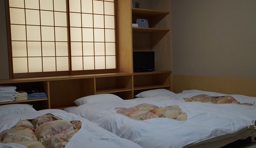 Chambre Quadruple Deluxe, futon japonais