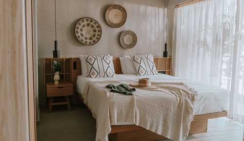 Chambre Double, vue jardin
