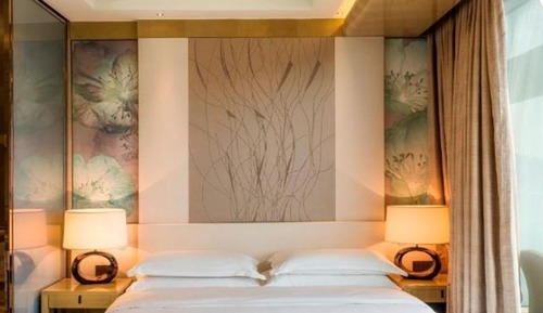 Chambre, 2 lits une place, vue établissement