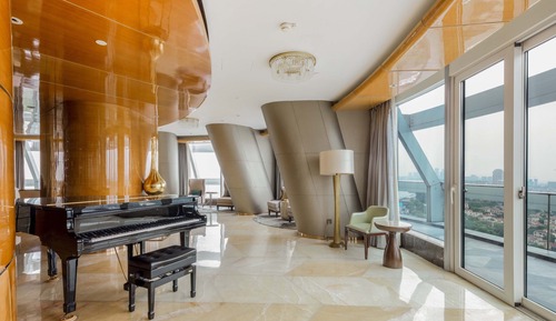 Suite Présidentielle, 2 chambres, balcon, vue lac