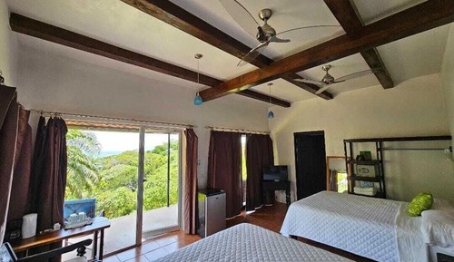 Chambre Standard, 1 grand lit, accessible aux personnes à mobilité réduite, vue océan