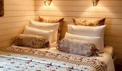 Cottage Deluxe, salle de bains privée, vue jardin (Apfeltraum )