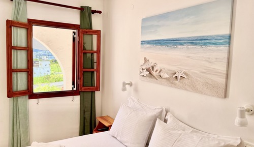 Studio, vue jardin