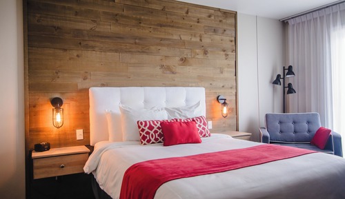 Chambre Signature, 1 grand lit, vue mer (Pavillon Acadie)
