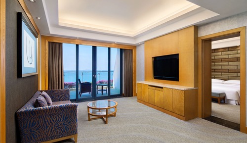 Suite Majestueuse, 1 très grand lit, vue océan