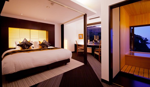 Chambre (201, King Open-Air Bath, Meal at Room)