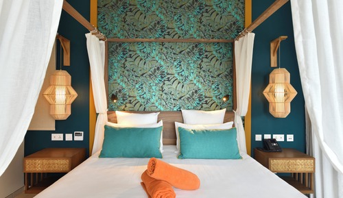 Chambre, vue océan