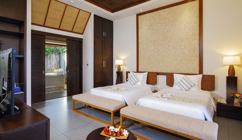 Bungalow, vue jardin