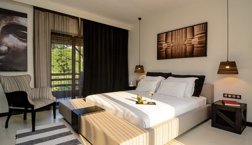 Chambre Double, en front de plage