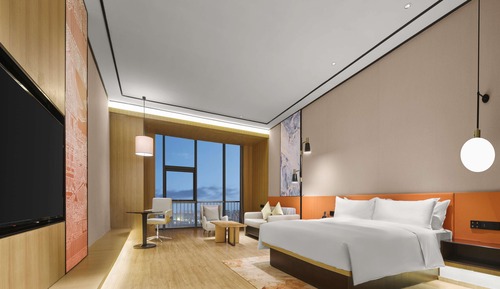 Chambre Premium, 1 très grand lit (Snack Bar)