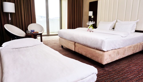 Chambre avec lits jumeaux (with extra bed)